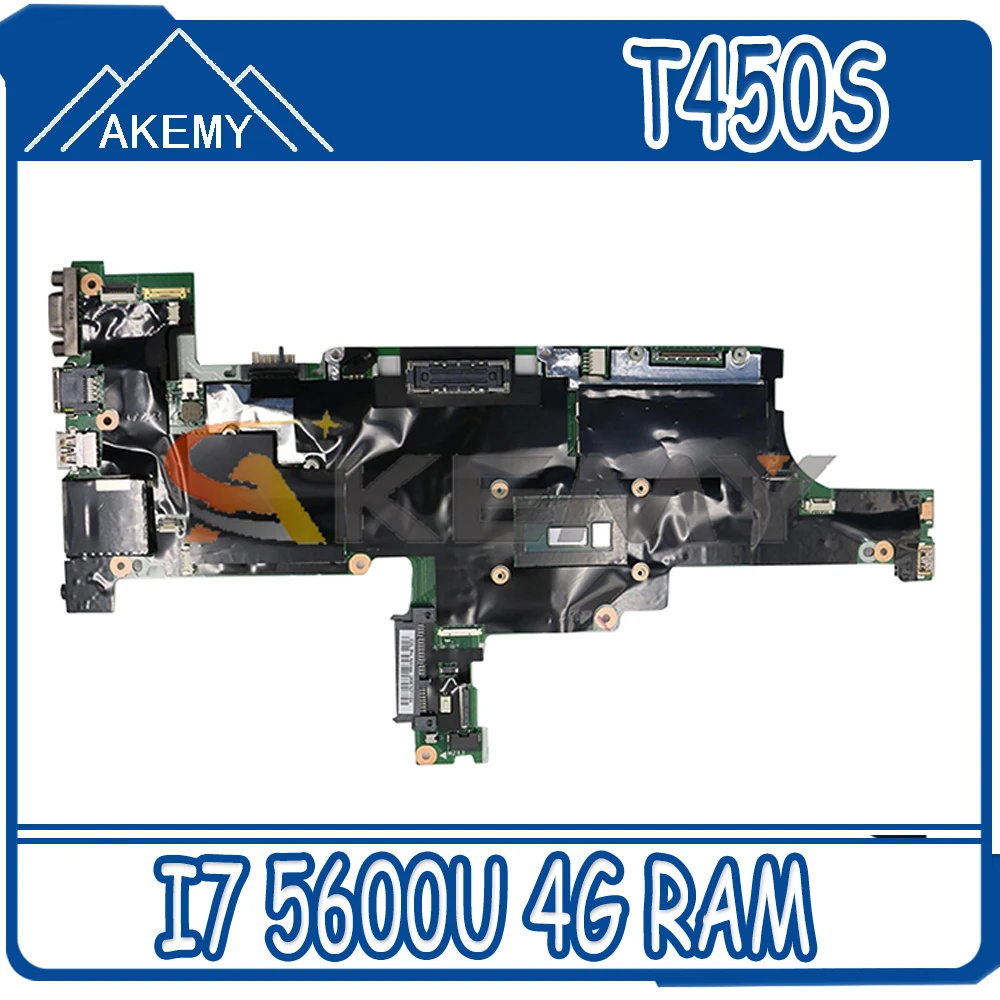 

Akemy AIMT1 NM-A301 для Lenovo Thinkpad T450S Материнская плата ноутбука процессор I7 5600U 4G RAM 100% тесты работы FRU0HT758 00HT756 00HT757