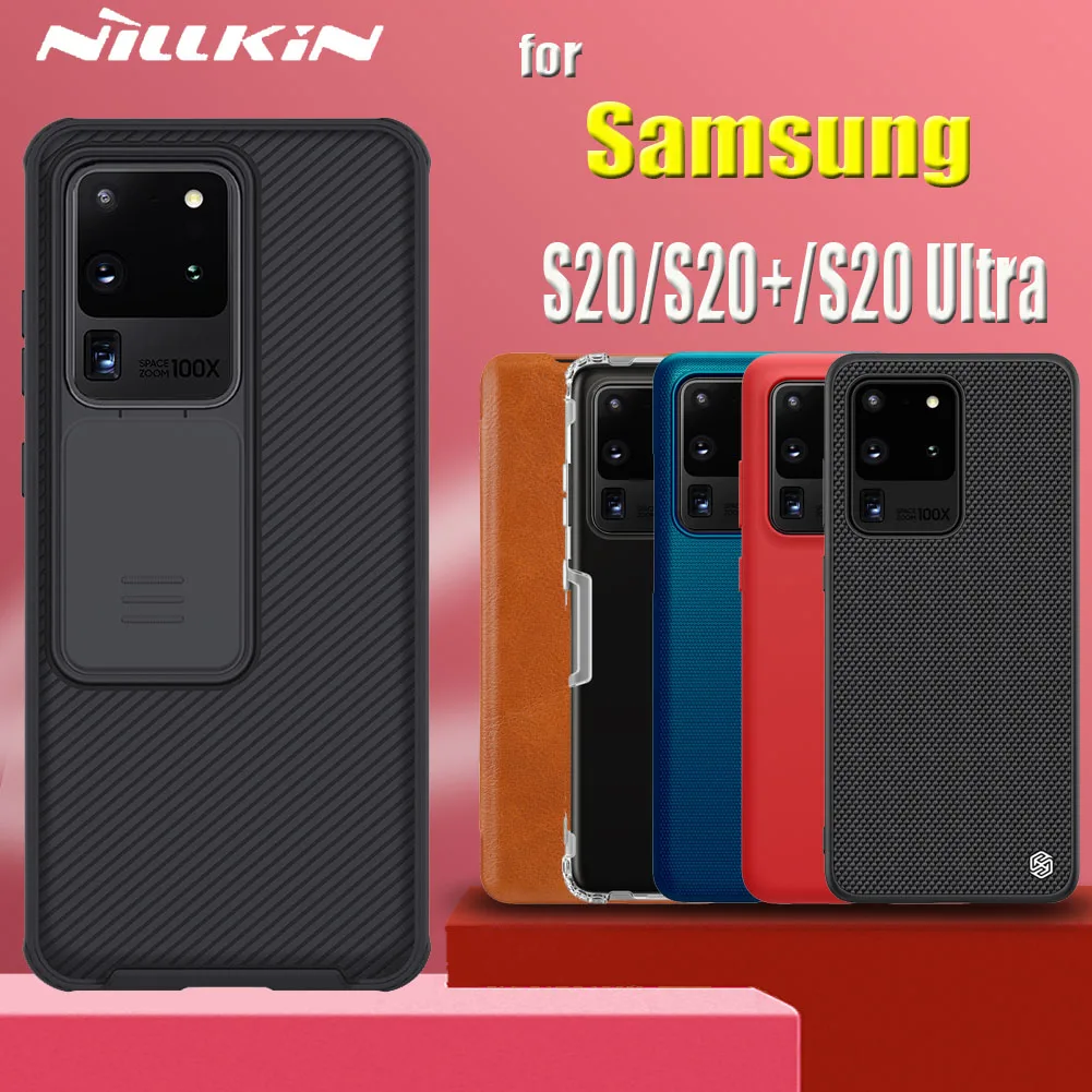 

Чехол-книжка Nillkin для Samsung Galaxy S20 Ultra, 5G, S20 Plus, кожаный