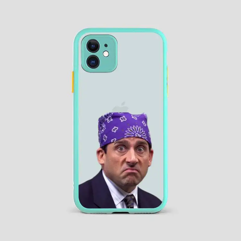 toplbpcs michael scott the office phone case for iphone x xr xs 7 8 plus 11 12 13 pro max 13mini translucent matte shockproof free global shipping