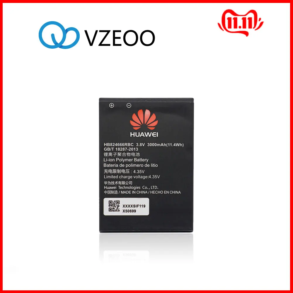 3000 мАч huawei оригинальный HB824666RBC Аккумулятор для E5577 E5577Bs 937 запасная батарея