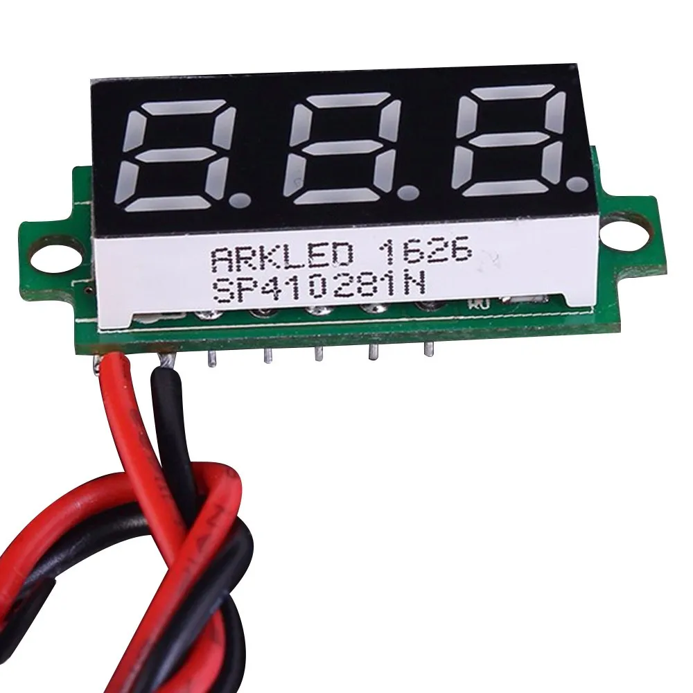 Цифровой датчик температуры IC тестер термометр 0 28 дюйма красный Мини