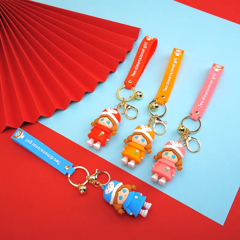 

Мультяшный милый силиконовый брелок для ключей с рисунком пингвина для девочек, подвеска для рюкзака, украшения для одежды, детские игрушки...