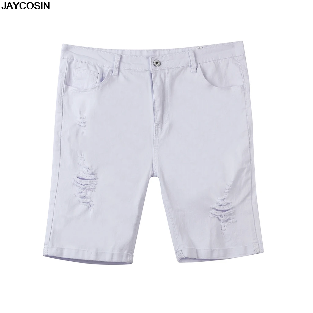 JAYCOSIN джинсы брюки женские повседневные джинсы эластичные Camisa diy размера плюс свободные джинсы средней длины с повязкой сексуальные джинсы брюки рваные 9419