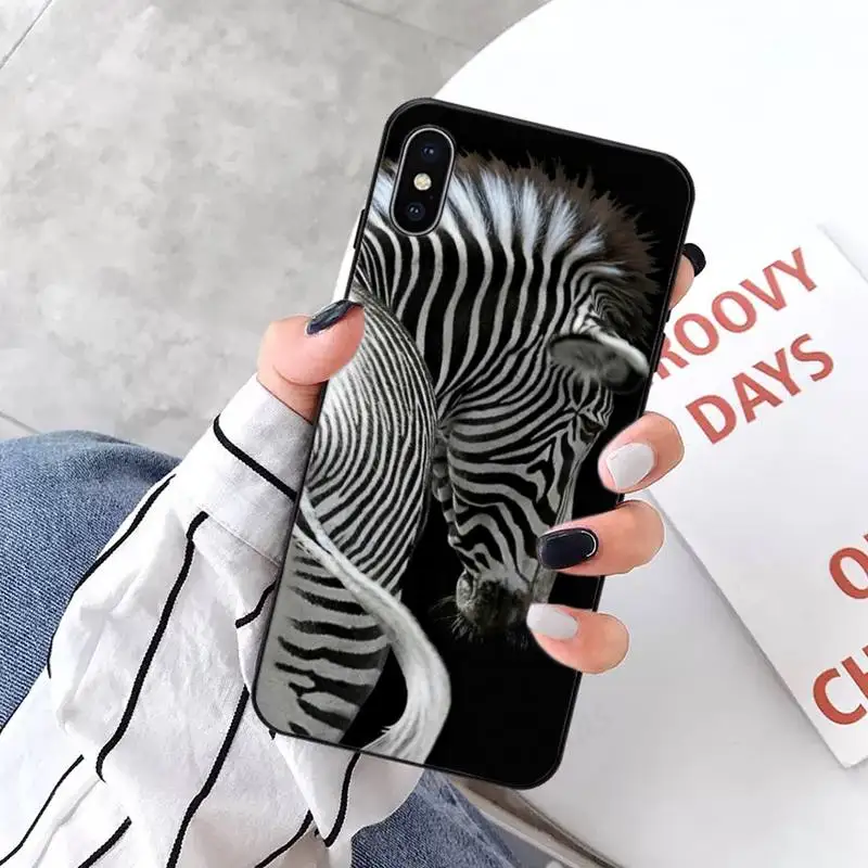 

Animal Zebra Giraffe Print Phone Cases for iPhone 11 12 pro XS MAX 8 7 6 6S Plus X 5S SE 2020 XR mini