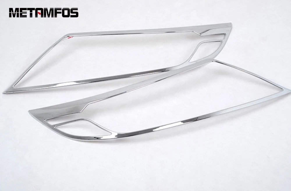 Хромированная накладка на переднюю фару для Kia Sorento SUV 2014 2015|hood cover|head light coverkia sorento