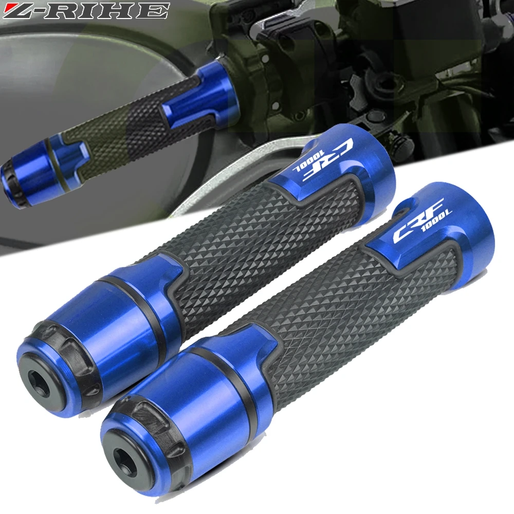 Ручки для мотоцикла с ЧПУ 7/8 дюйма 22 мм Нескользящие ручки руля скутера Honda CRF1000L CRF