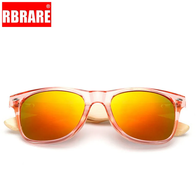 Солнечные очки RBRARE в бамбуковой оправе для женщин винтажные классические