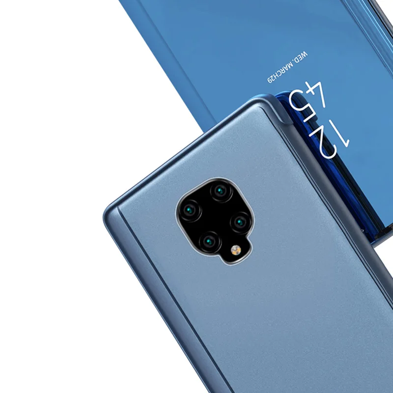 Прозрачный умный зеркальный чехол для Xiaomi Redmi Note 8 Pro K20 K30 6 6a 7 Mi A1 A2 A3 SE 9 Lite Max 3