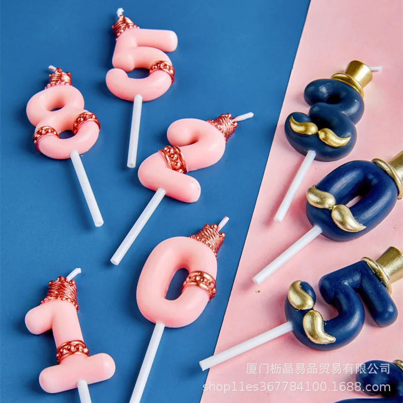 Свечи на день рождения милая корона шляпа Детские свечи товары для торта