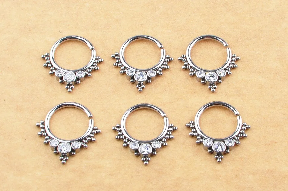 1 шт. серьги гвоздики из титана 16 г|Украшения для тела| |