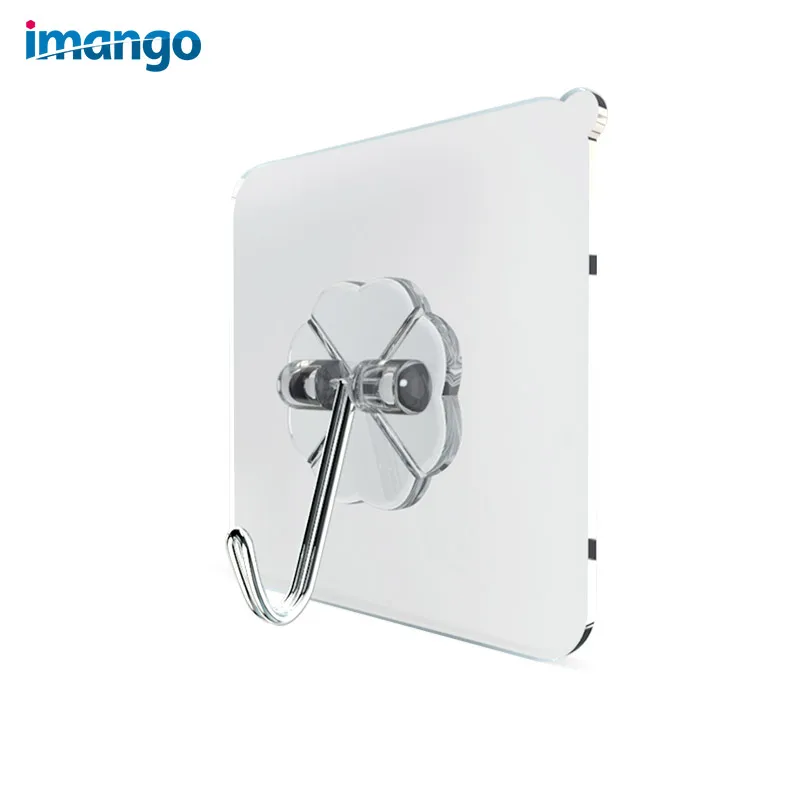 6 шт./кор. паста крюк всасывания древесины/Стекло Крючки вешалка настенная