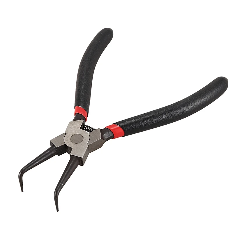 Portable 7Inch Internal External Retaining Clips Snap Ring Circlip Pliers 4Pcs Set