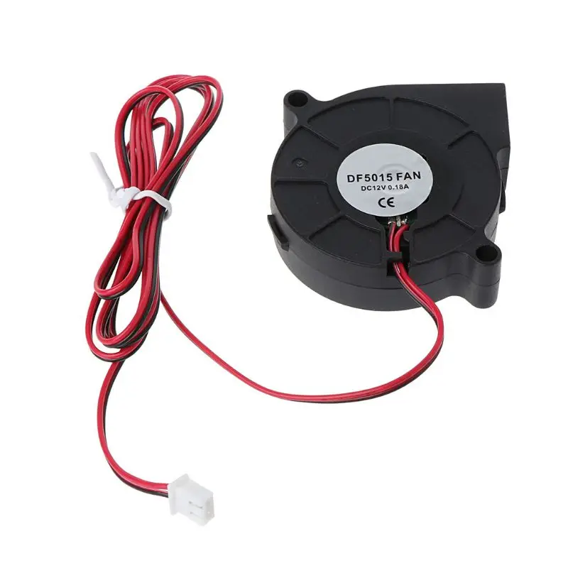 1Pc 12V DC 50mm Blow Radial Cooling Fan Hotend Extruder For RepRap 3D Printer R9JB | Компьютеры и офис