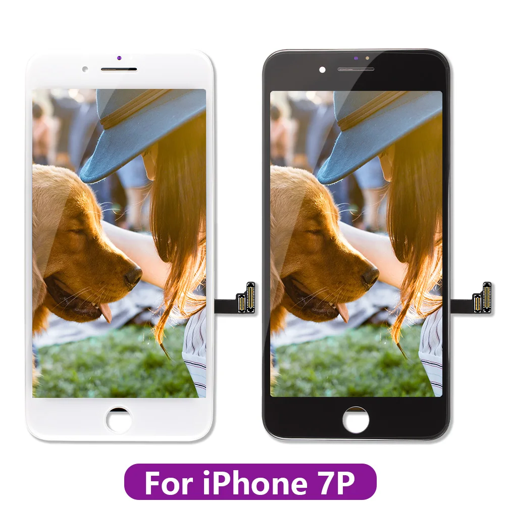 Белый и черный AAAAA абсолютно для iPhone 6 6G ЖК-дисплей кодирующий преобразователь сенсорного экрана в сборе для iPhone6 4,7 ''без битых пикселей+ подарок