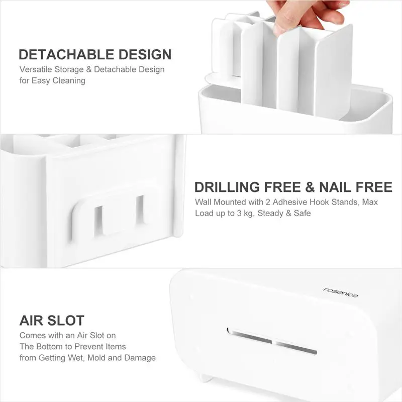 Многофункциональная зубная щетка Caddy держатель зубной щетки для ванной