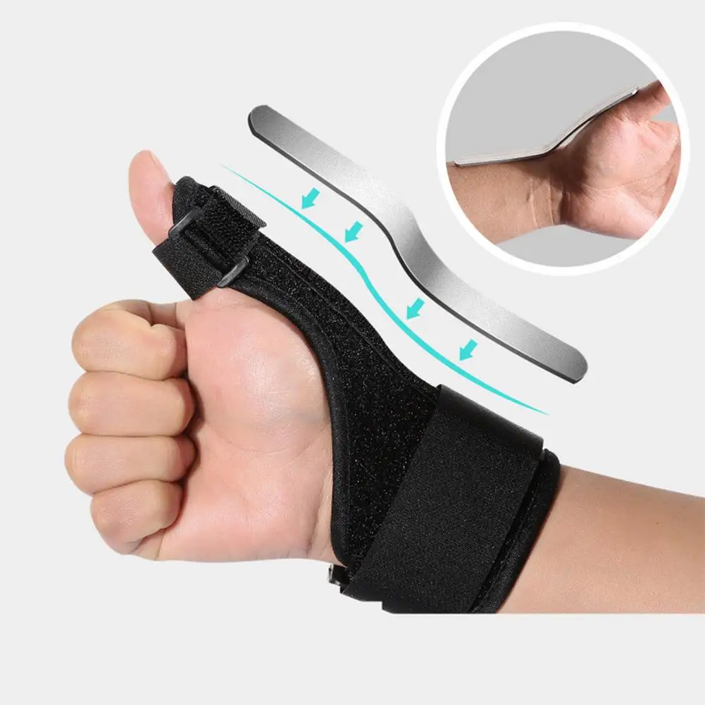 

Adjustable Thumb Brace Stabilizer Finger Support Wrist Band Compression Finger Protector For Tendonitis Arthritis