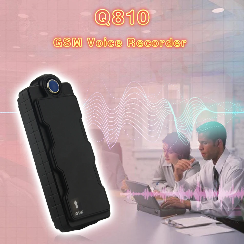 Q810 скрытый голосовой активированный звуковой рекордер GSM аудио 10000 мАч