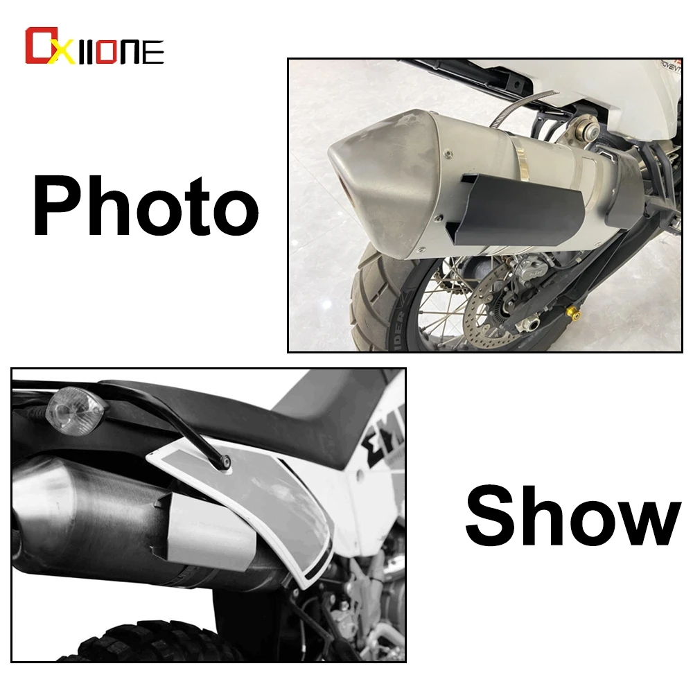 

For 950 Adventure 950Adventure ADV 2003-2007 2005 2006 Motorcycle Exhaust Pipe Heat Shield Protector Guard Anti-scalding Cover