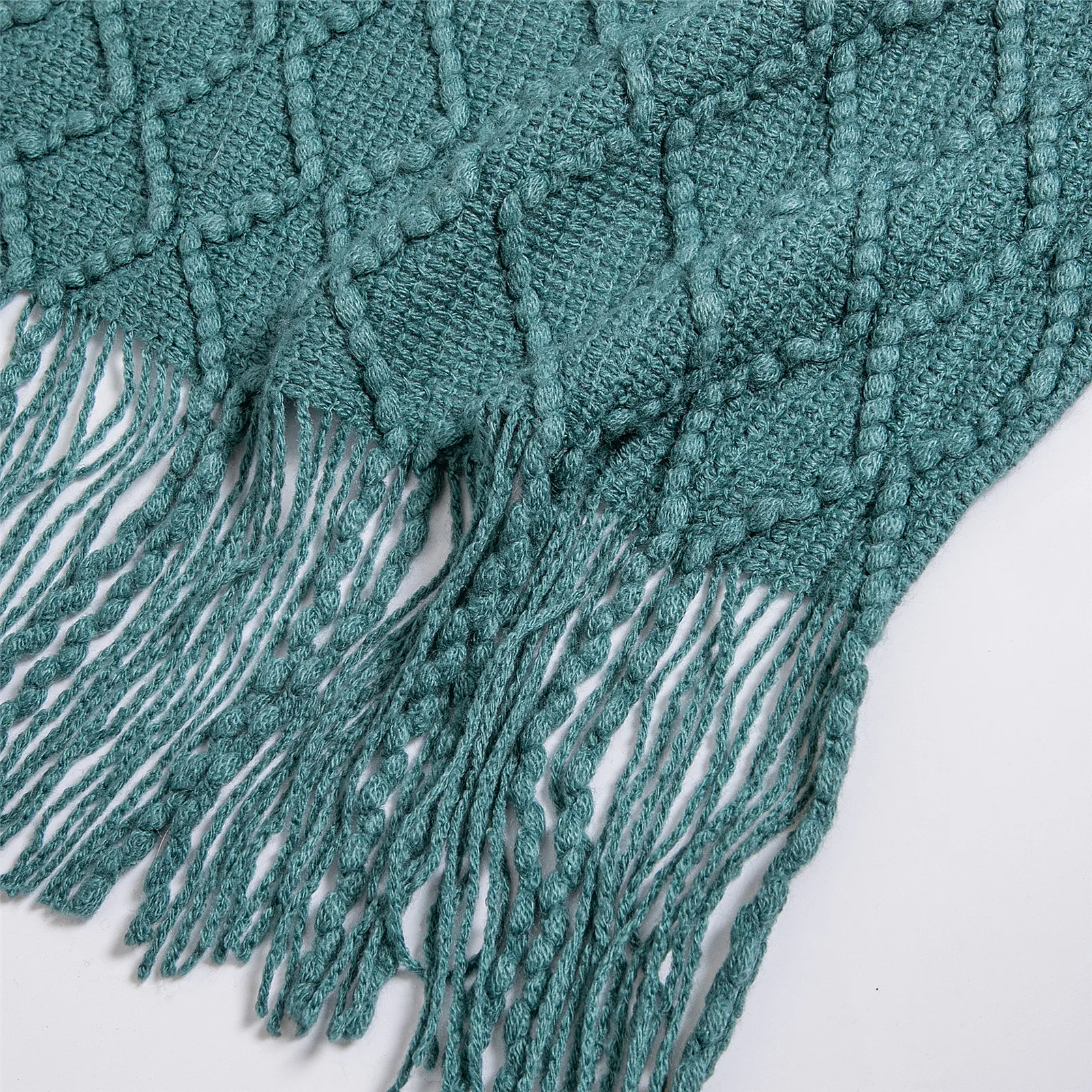 nordic knitted blanket soild color sofa throw blanket with tassels travel tv nap blankets air condition blankets bed decorative free global shipping