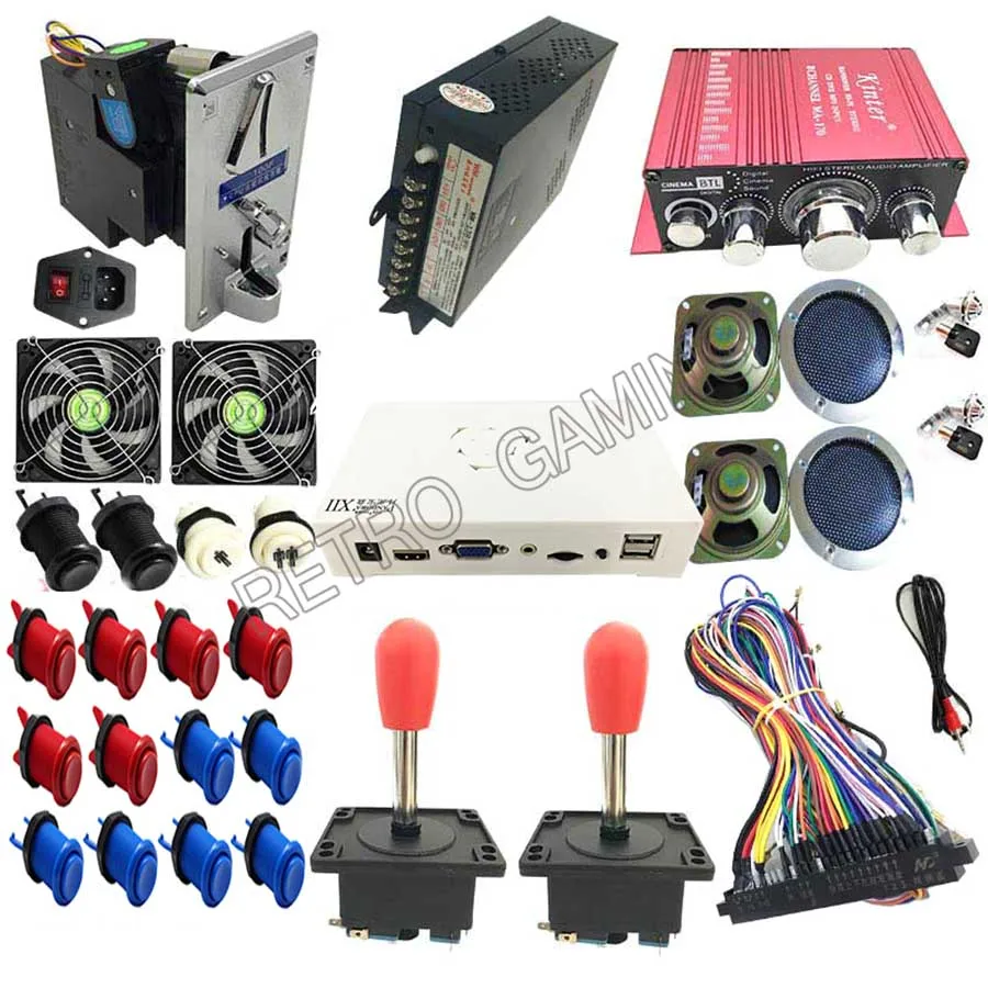 3D Pandora DIY Kit 3188 в 1 для игры Jamma доска zippy джойстик Гапп Стиль кнопочный
