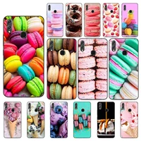 yndfcnb dessert ice cream macaron food custom soft phone case for huawei honor 8x 8a 9 10 20 lite 30pro 7c 7a 10i 20i