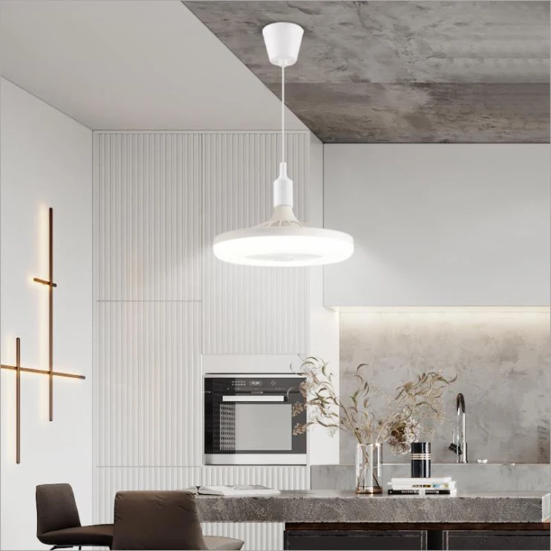 

Modern ceiling fan with lights no remote control ceiling Fans lam for dining room bedroom 220v Multifunction LED lighting rest