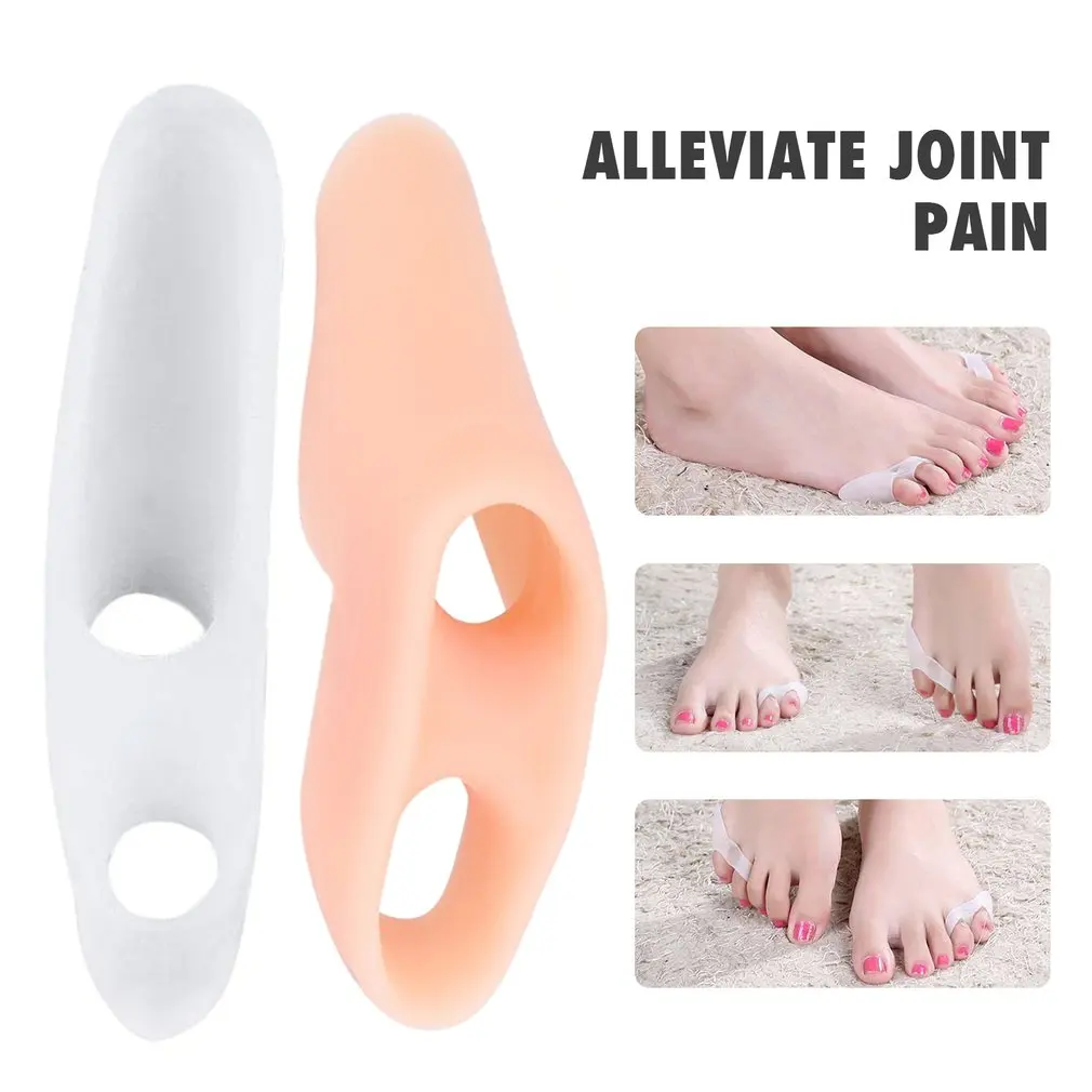 1 пара силиконовых разделителей для маленьких пальцев ног Облегчает боль в ногах