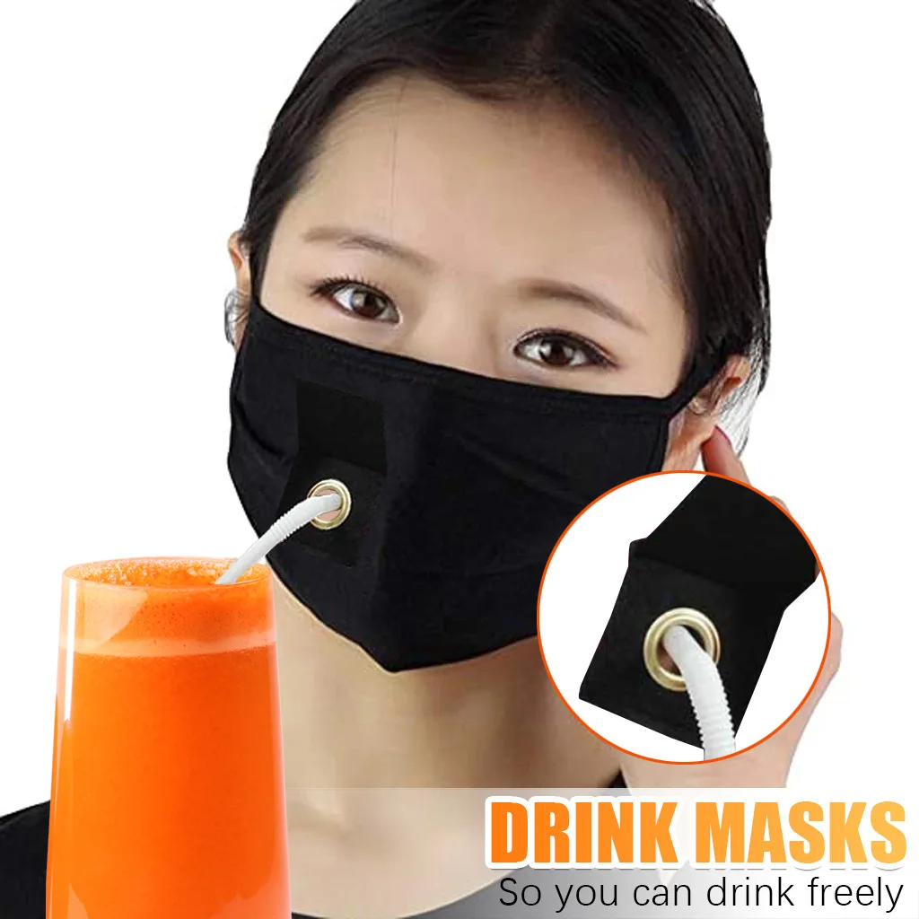 

Washable Protective Mask Men & Women Reusable Drink Costumes Cosplay Accessories Party Masks