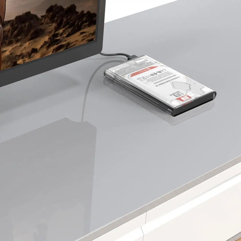 

ORICO 2139U3-CR прозрачный 2.5in SATA USB3.0 5 Гбит/с HDD внешний жесткий диск Корпус инструмент Бесплатная чехол