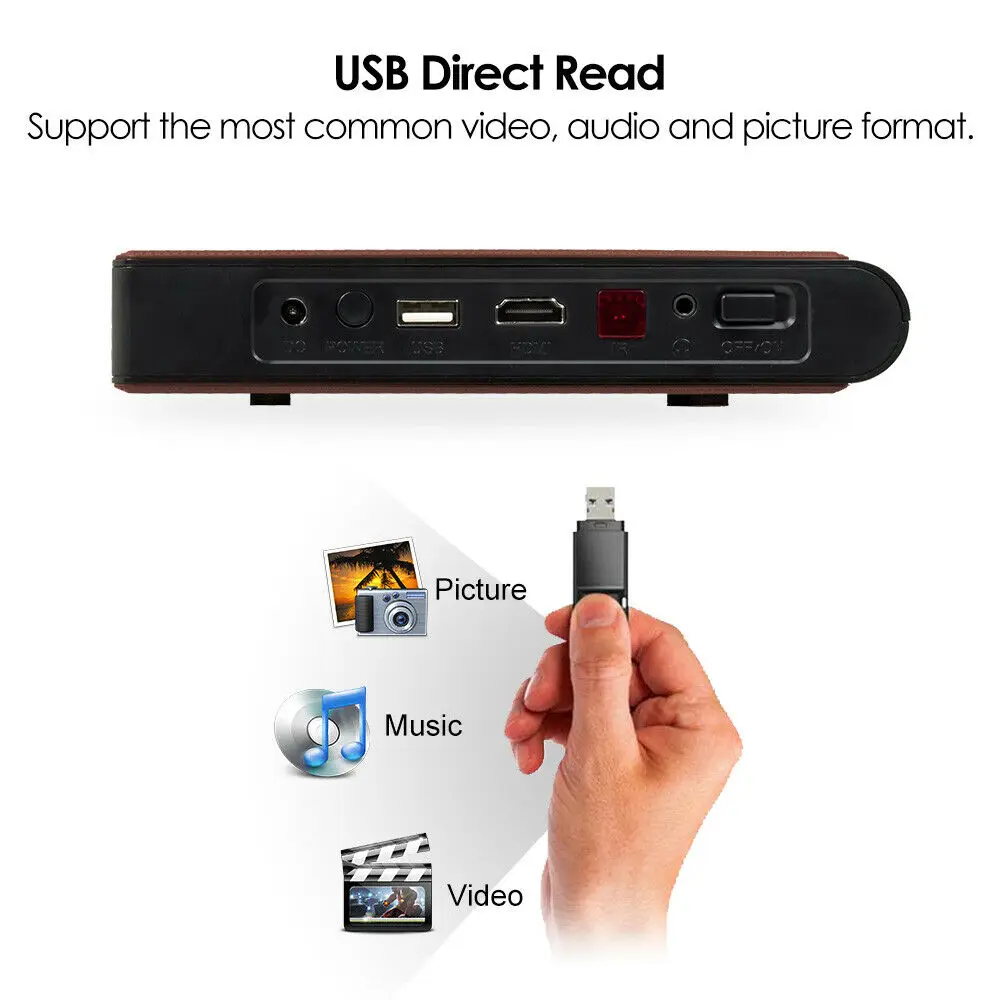 Светодиодный карманный мини проектор 4K DLP умный портативный домашний кинотеатр