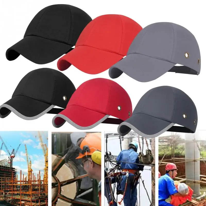 

Women Men Outdoor Worker Safety Hat Head Protection Breathable Baseball Bump Cap Fashion Accessories