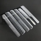Профессиональная парикмахерская расческа прозрачная парикмахерская расческа для стрижки Антистатическая Расческа для стрижки волос Парикмахерская инструмент для укладки волос