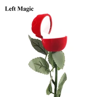 1pc wedding magic rose to ring box magic tricks romantic magia party bar gimmick accessory props comedy