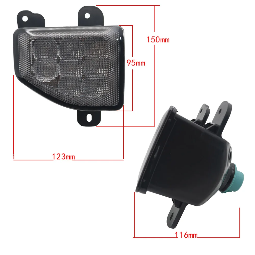 Пара светодиодных задних бамперов противотуманных парковочных тормозных огней