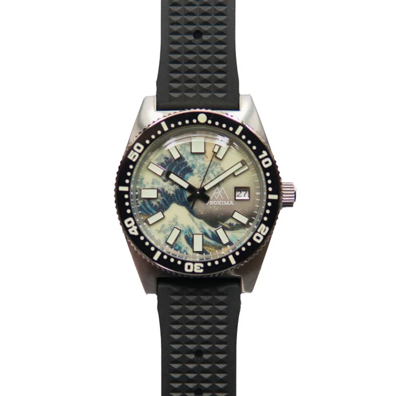 Часы для дайвинга PROXIMA мужские наручные автоматические Водонепроницаемость 200 м