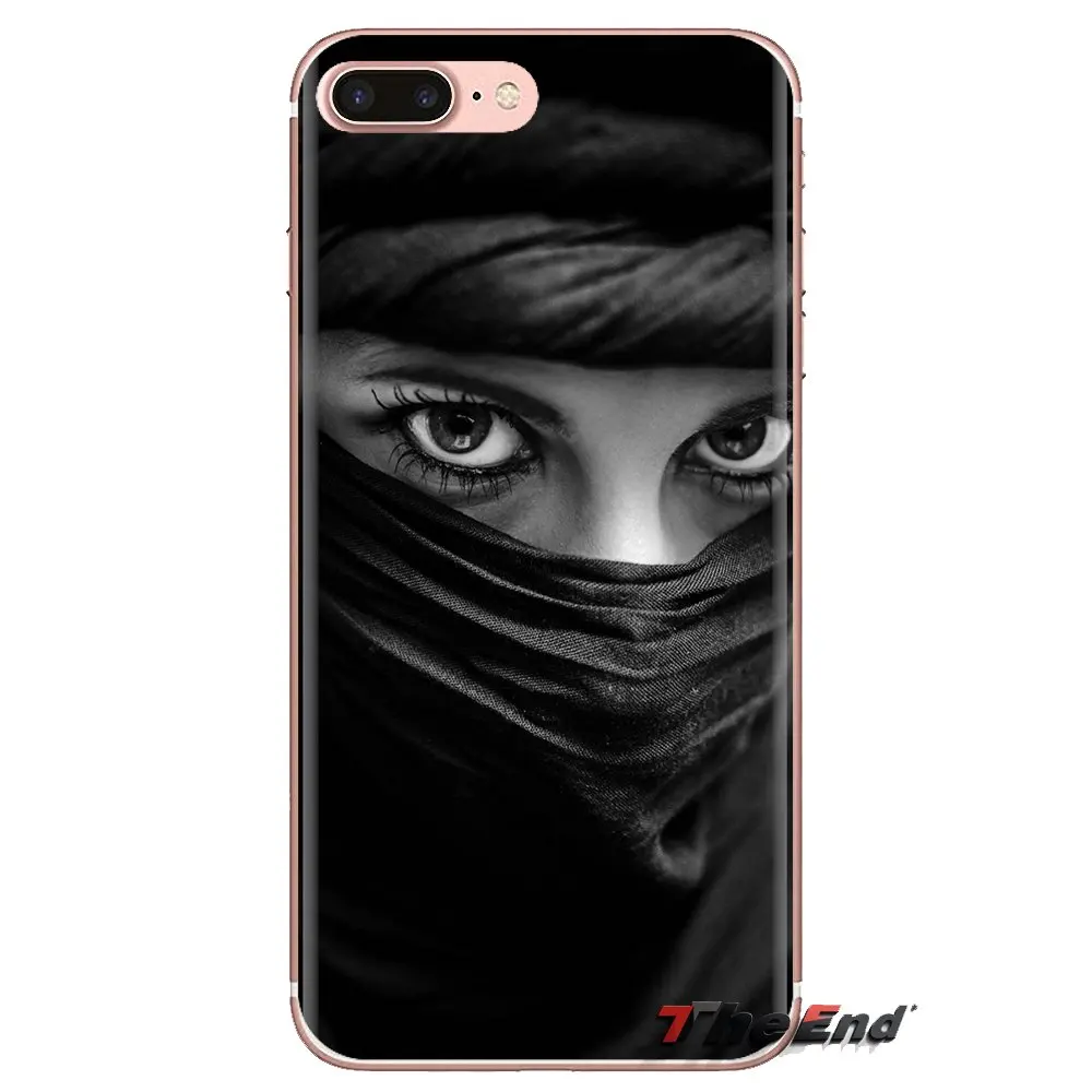 Для samsung Galaxy S2 S3 S4 S5 мини S6 S7 край S8 S9 Plus Note 2 3 4 5 8 Coque Fundas мусульманских девочек al