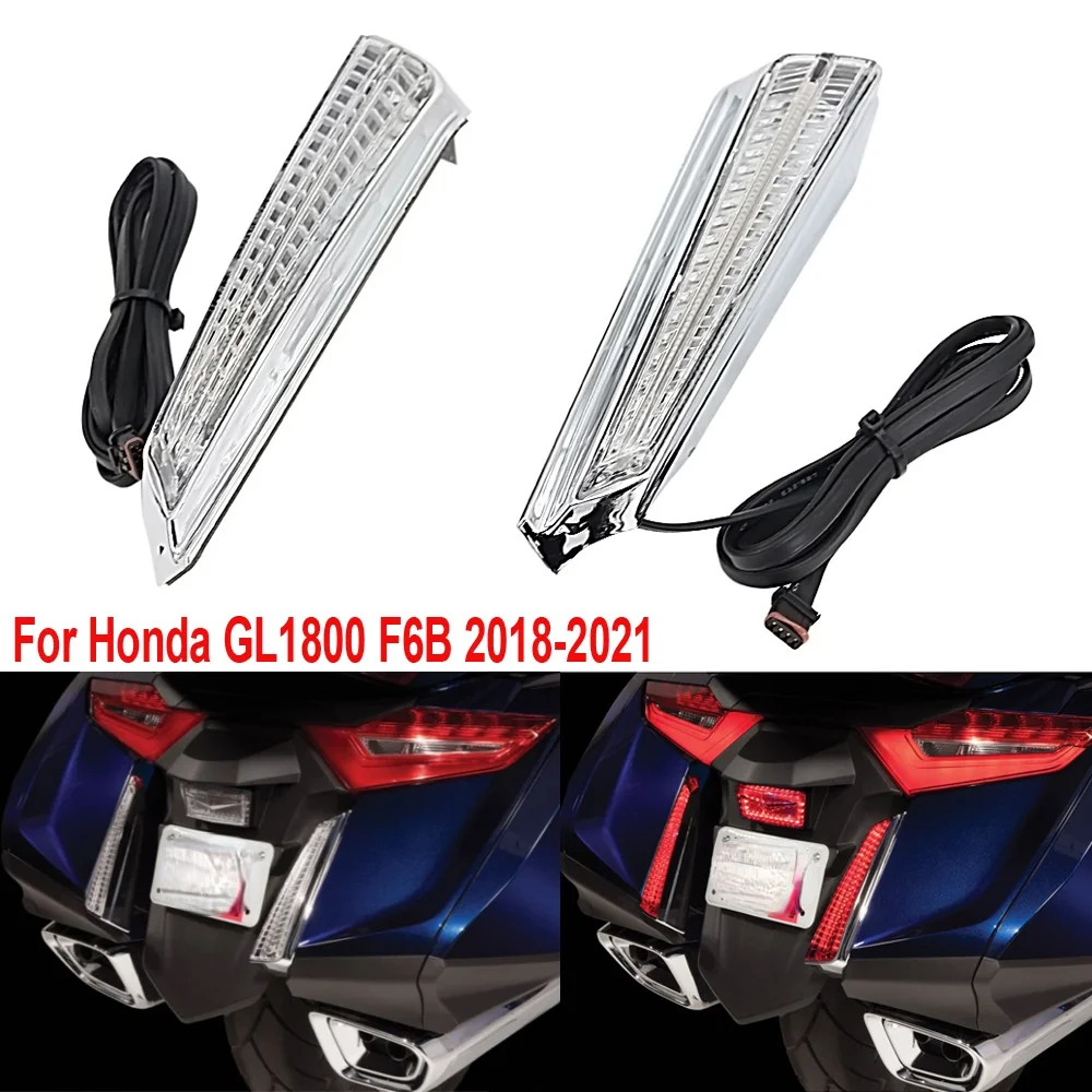 

For Honda Goldwing Gold Wing GL1800 GL 1800 F6B 2018 2019 2020 2021 NEW motorcycle LED Filler Panel Lights Chrome or Black