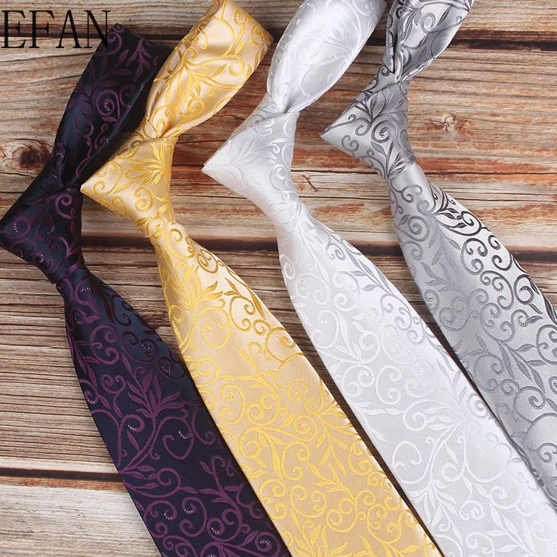 Men Necktie Self-tied Neckties Stripe Neckcloth Neckwear Formal Tie Rose Sky Blue Pink Gold Florwer Ties | Аксессуары для одежды