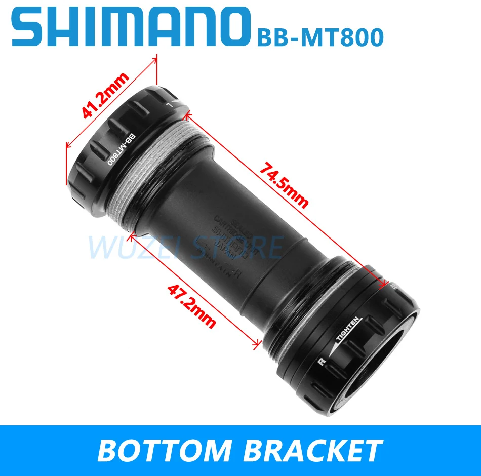 Горный велосипед Shimano Deore tretlager 68*73 мм для горного велосипеда с резьбой по дереву