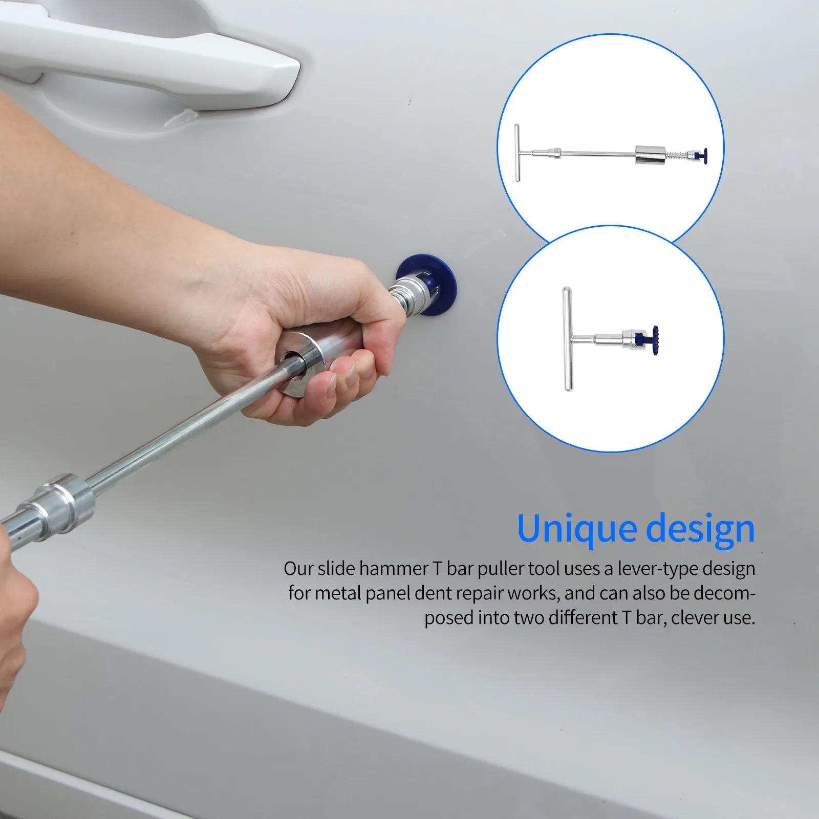 melhor 2021 Novo Carro Paintless Dent Repair Tools Kit De Reparação Dent Carro Extrator Com Cola Extrator Tabs Kits De Remoção Para Veículo Carro Auto