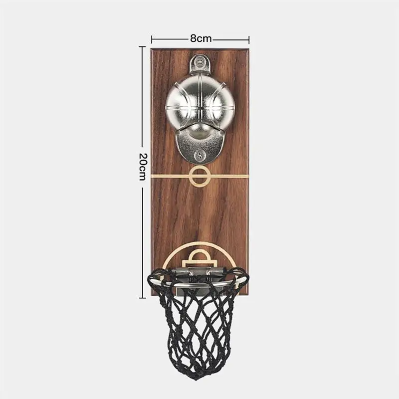 

Basketball Court Bottle Opener Shooting Box Wall-Mounted Beer Bottle From Wall-Mounted Wine Beer Bottle Opener Kitchen Tools