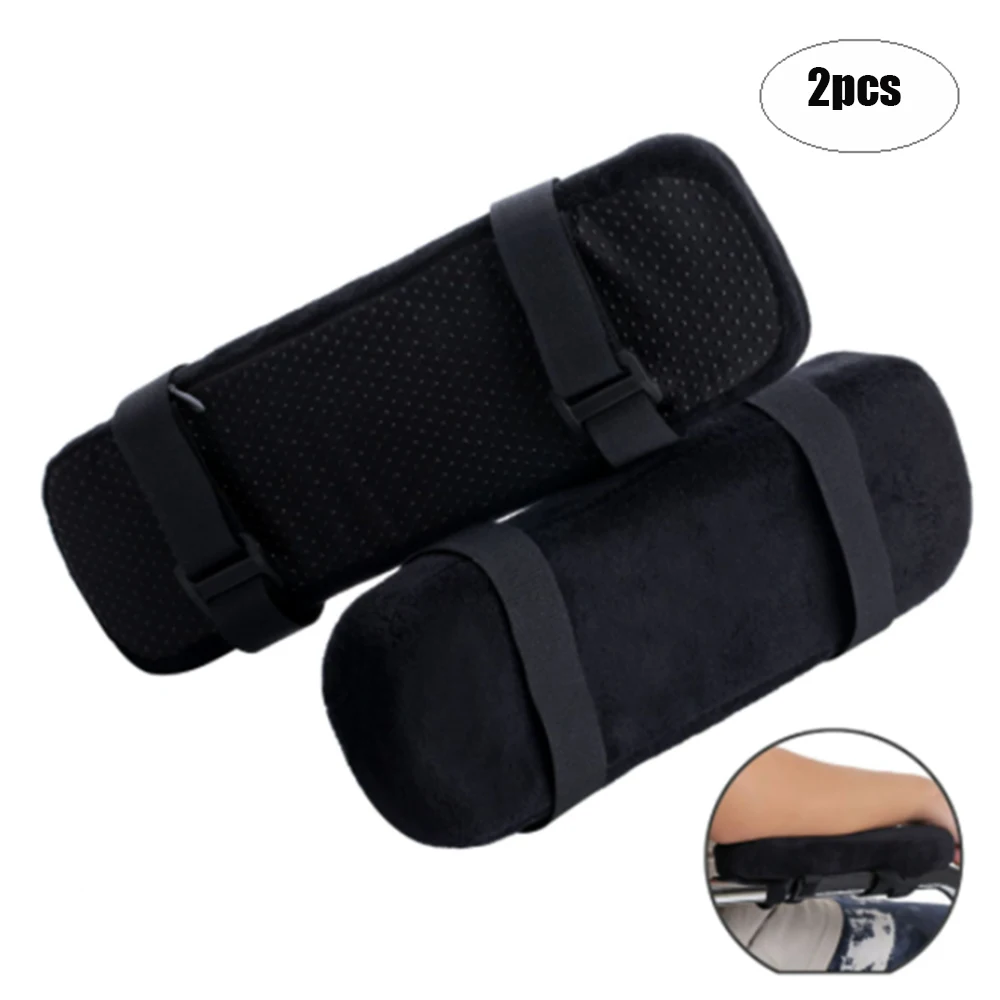 

2Pcs Removable And Washable Chair Armrest Pads Memory Foam Elbow Pillow Rest For office Armrest Chair Cushion Pads Elbow Relief