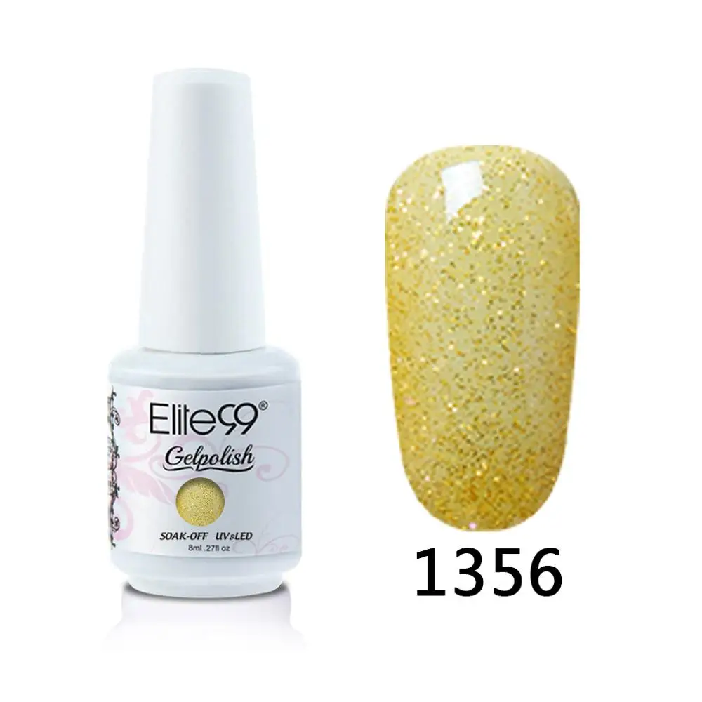 1356 Elite99 8 мл Гель-лак для ногтей Vernis Полупостоянный лак для ногтей УФ-гель лак для ногтей эмаль для маникюра Лак для ногтей - Цвет: 1356