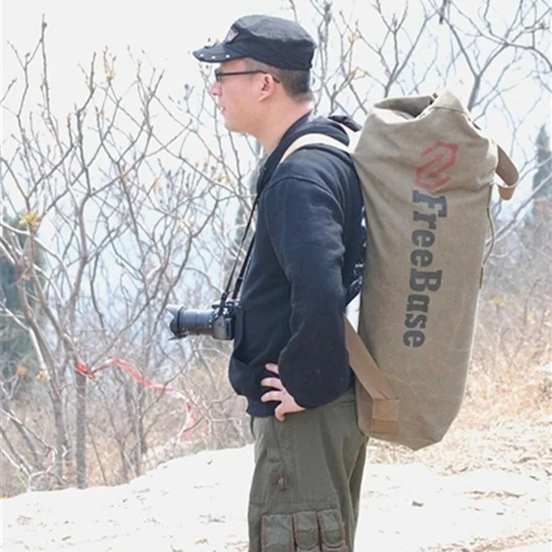 Походная Холщовая Сумка супер вместительный армейский военный тактический