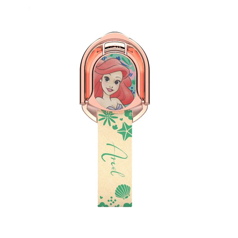 disney snow white original mobile phone case lazy bracket ring buckle lanyard anti lost multifunctional metal ring desktop stand free global shipping