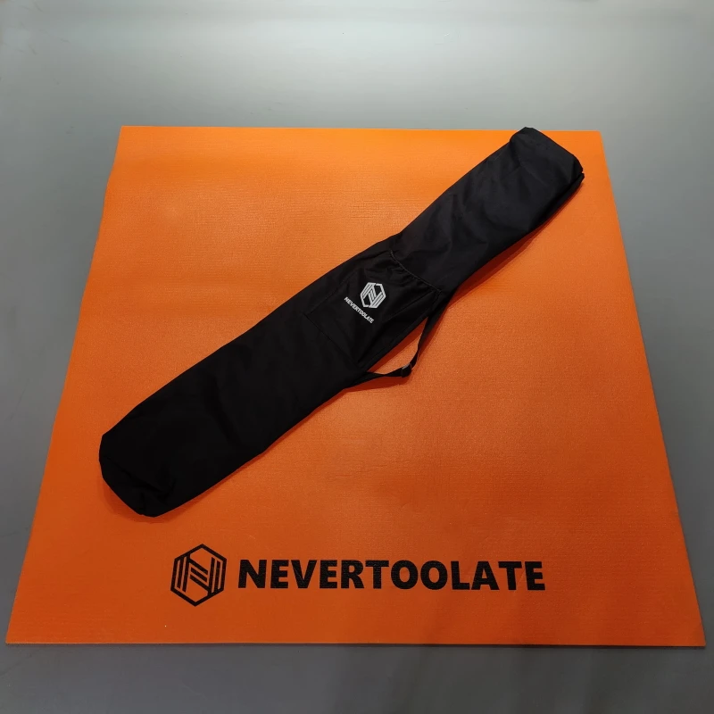 ПВХ скакалка высокой плотности, фотообои 1,0 дюймов, NEVERTOOLATE, X см, квадратная Толщина 10 мм