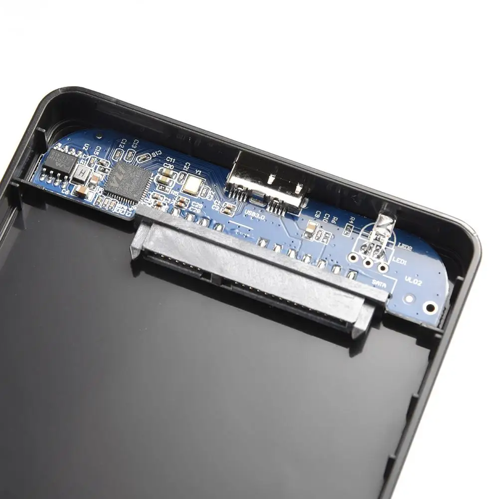 2,5 дюймовый последовательный жесткий диск Sata к USB 3,0/2,0 адаптер для жесткого диска 5 Гбит/с коробка поддерживает 2 ТБ для Windows Mac OS жесткий диск HDD