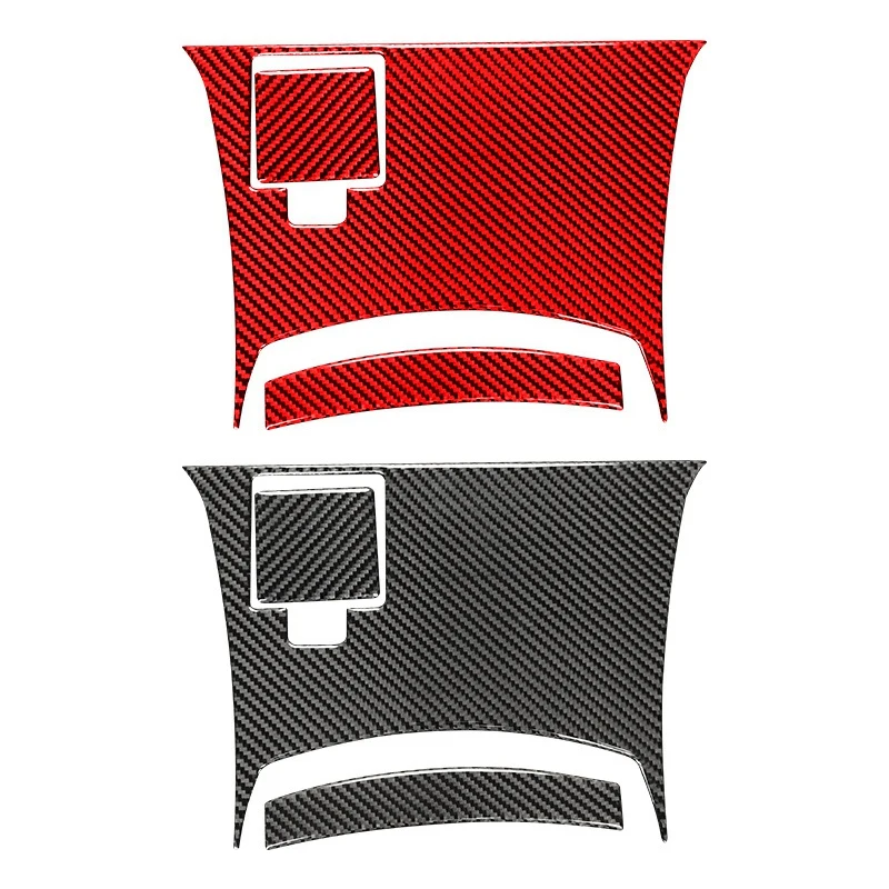 

for Nissan 350Z 2006-2009 Carbon Fiber Stickers Back Row Central Panel Storage Door Sticker Trim Frame