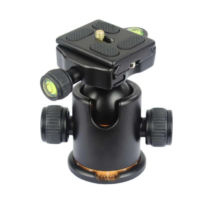 

2021 New Low-Profile Ball Head 360 Degree Rotatable Tripod Head for Cameras Monopods