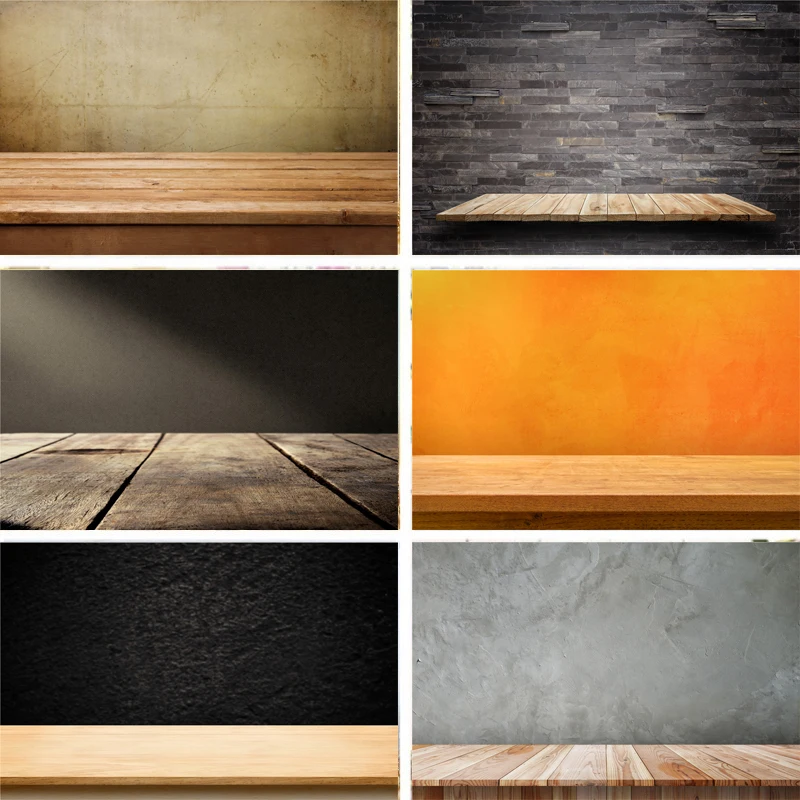 Виниловый фон Nitree для фотосъемки трехмерная выставка винтажного деревянного